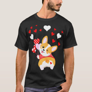 Camiseta Corgi Hear Para Chicas Mujeres Corgi Topi Love Cor