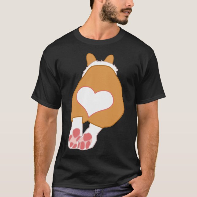 Camiseta Corgi Heart Butt 963 (Anverso)