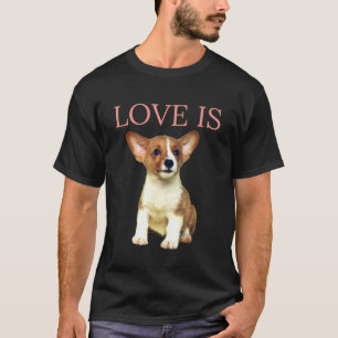 Camiseta Corgi Hombres Mujeres Niños Chicas Niños Aman Perr