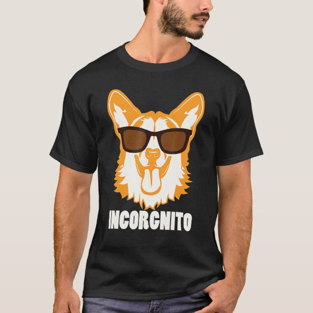 Camiseta Corgi Incógnito (Anverso)