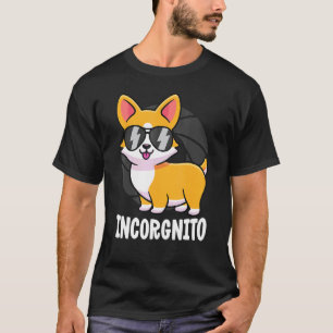 Camiseta Corgi Incógnito Para Niños Seguridad Corgi Hombres