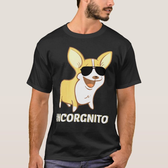 Camiseta Corgi  Incorgnito Animal Tee (Anverso)