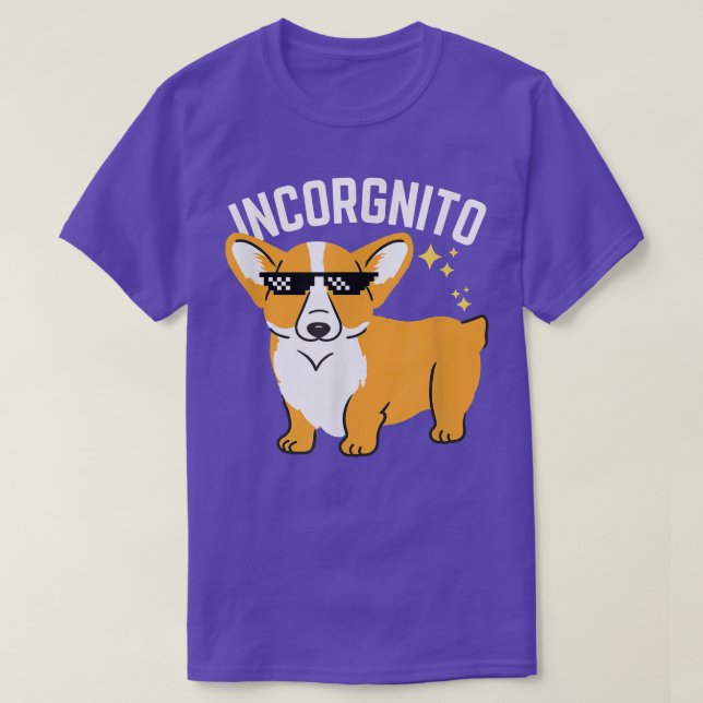 Camiseta Corgi Incorgnito Funny Corgi Lover Dueño De Gales  (Diseño del anverso)
