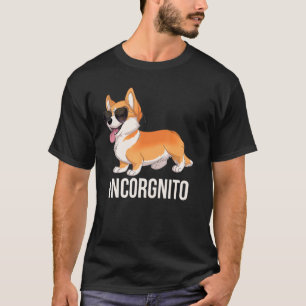 Camiseta Corgi Incorgnito Lindo Corgi Encubierto Con Gafas