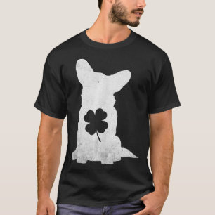Camiseta Corgi Irish Clover St Patricks Day Dog Lover