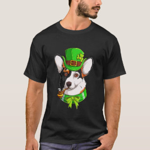 Camiseta Corgi Irlandés Día de San Patricio Duende Corgi 2