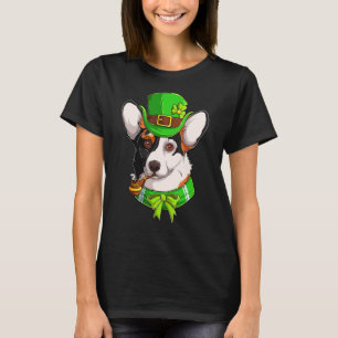 Camiseta Corgi Irlandés St Patrick's Day Funny Leprechaun C