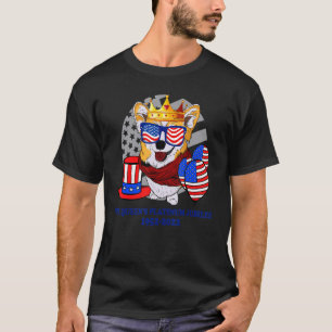 Camiseta Corgi Jubileo De La Reina Platinum Con Perro De La