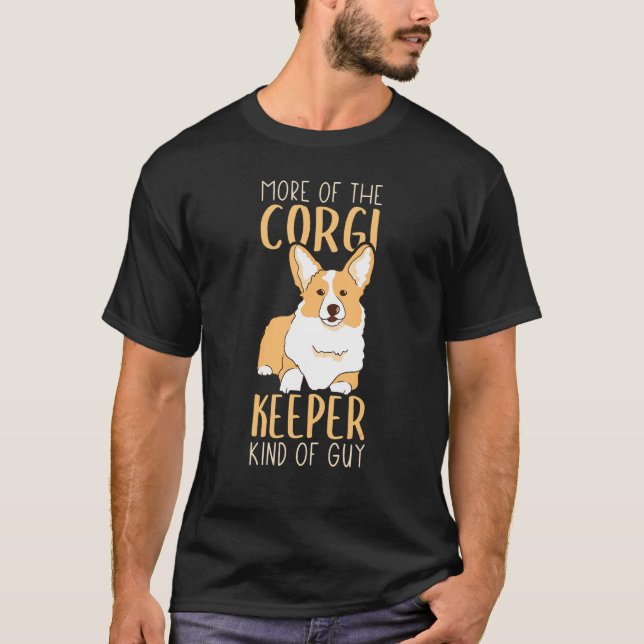Camiseta Corgi Keeper Guy Corgi Para Hombres Corgi (Anverso)