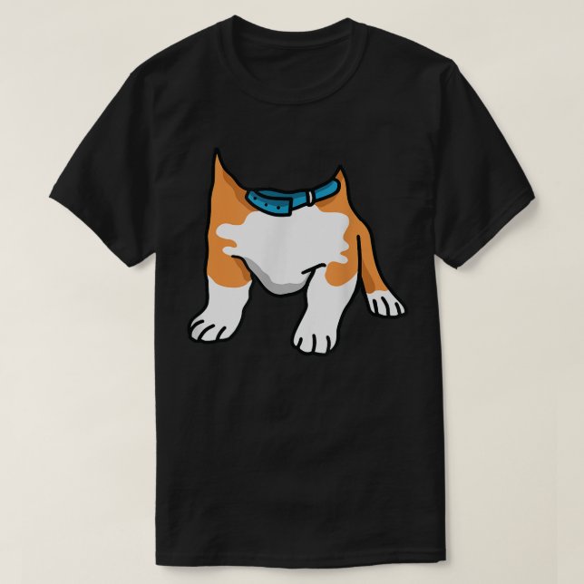 Camiseta Corgi Lazy Halloween disfraz gracioso perro cachor (Diseño del anverso)