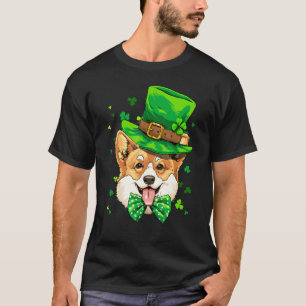 Camiseta Corgi Leprechaun St Patricks Day Perros Hombres