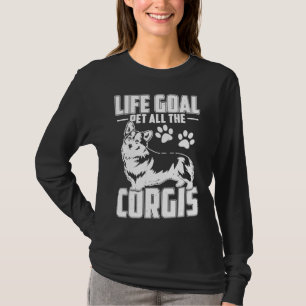 Camiseta Corgi Life Goal Mascota All Corgis Pul Hoodie