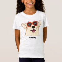 Corgi lindo con gafas de sol