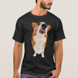Camiseta Corgi Love is Dog Mom Dad Puppy Mascota Mujeres Ho