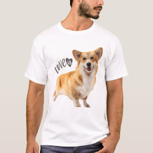Camiseta Corgi Love Is Dog Mom Dad Tee Puppy Pet Women Men