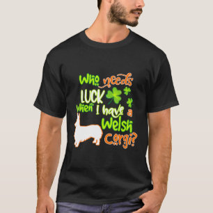 Camiseta Corgi Lucky Shamrock St Patricks Day Dog
