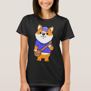 Camiseta Corgi Mail Carrier For Postal Worker