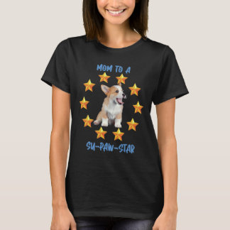 Camiseta Corgi - Mamá A Su Paw Star 943