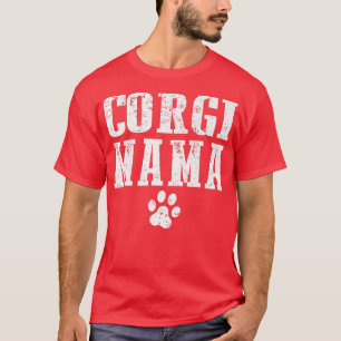 Camiseta Corgi Mama Animal Cute Dog Mom-536