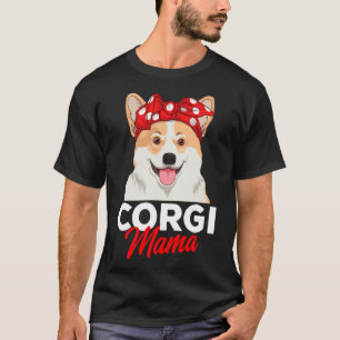 Camiseta Corgi Mama Cute Corgi Perro Mom Funny Women X S