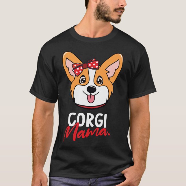 Camiseta Corgi Mama Dog (Anverso)