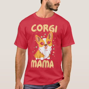 Camiseta Corgi Mama Funny Corgi Dueña De Perro 1757