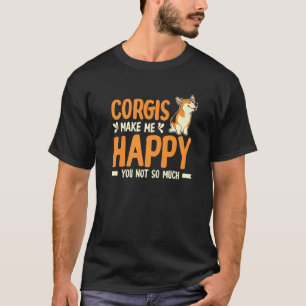 Camiseta Corgi Me Hizo Feliz Corgi Dog Corgi Dueño De Perro