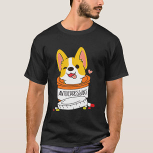 Camiseta Corgi Medicine Classic Antidepresivo