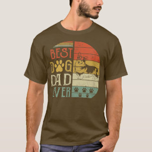 Camiseta Corgi Mejor Perro Papá Vintage Retro Del Día Del P