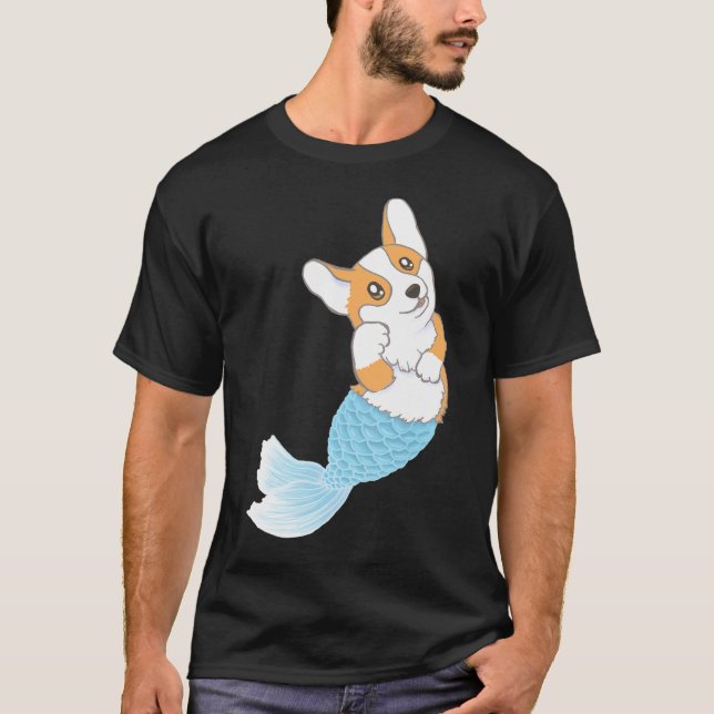 Camiseta Corgi Mermaid Mercorgi (Anverso)