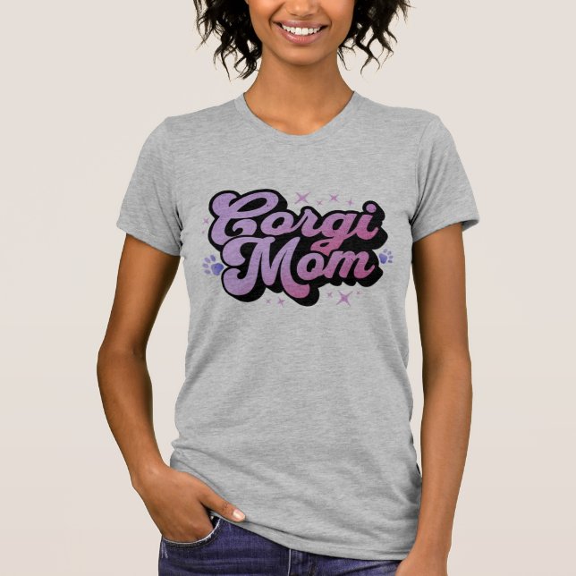 Camiseta ¡Corgi Mom! (Anverso)