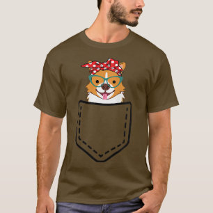 Camiseta Corgi Mom Corgi En Pocket Corgi Mama Gift