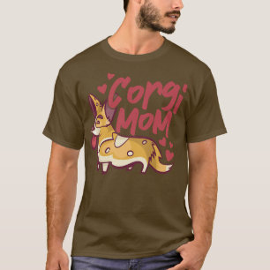 Camiseta Corgi Mom Cute Corgi Lover Gráfica Tee Para