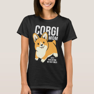 Camiseta Corgi Mom Cute y el Día de la Madre en Guay