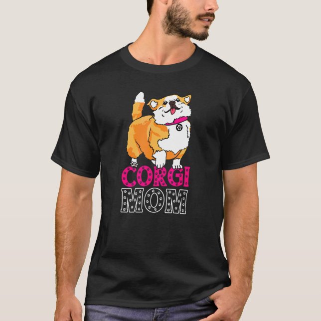 Camiseta Corgi Mom Derpy Corgo Walking (Anverso)