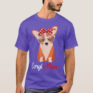 Camiseta Corgi Mom Divertido Perro Amante Mascota Dueña Reg