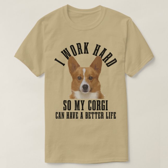 Camiseta Corgi Mom Dog Dad Funny Corgi -560 (Diseño del anverso)