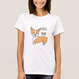 Camiseta Corgi Mom Dog Personalizado