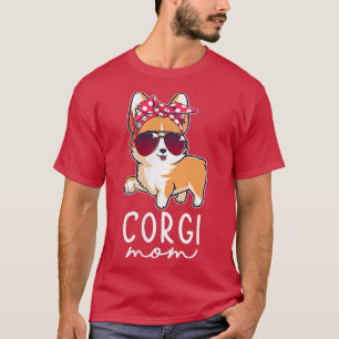Camiseta Corgi Mom Funny Dog Mom Women Corgi Lover Madres