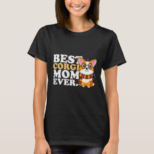 Camiseta Corgi Mom Para Las Mujeres Mejor Madre Corgi