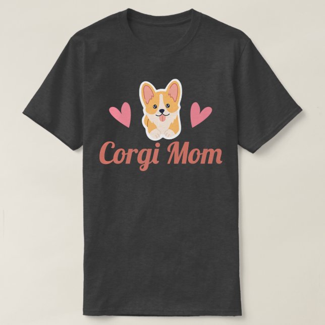 Camiseta Corgi Mom Pembroke Welsh Corgi-568 (Diseño del anverso)