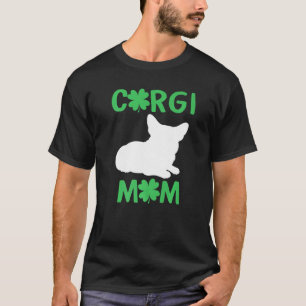 Camiseta Corgi Mom St Patricks Day Dog Mom Fur Mama Saint P