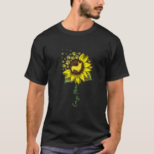 Camiseta Corgi Mom Sunflower Corgi Dog Mom Mama