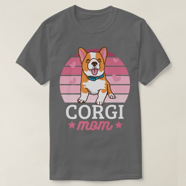 Camiseta Corgi Mom With A Dog-572 (Diseño del anverso)