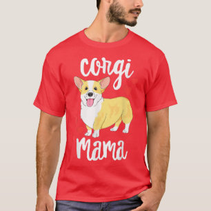Camiseta Corgi Mujeres Chicas Cuppy Mom Dog Mama Lover Gift
