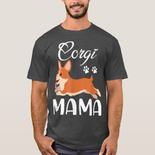 Camiseta Corgi Mujeres Chicas Cuppy Mom Dog Mama Lover Rega
