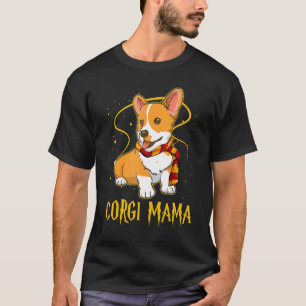Camiseta Corgi Mujeres Chicas Mamá Perrito Perra Mamá