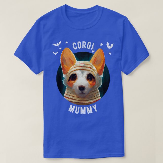 Camiseta Corgi Mummyhalloween-583 (Diseño del anverso)