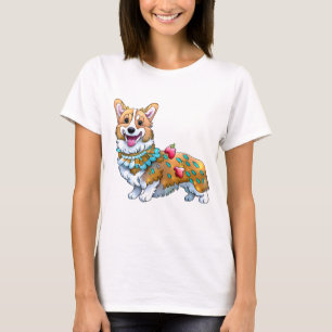 Camiseta Corgi Naranja lindo para un ánimo positivo