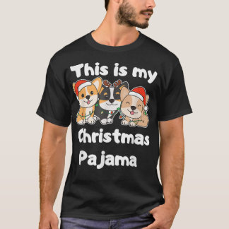 Camiseta Corgi Navidades Este Es Mi Navidad Pajama